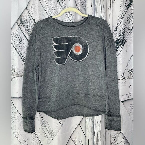 Philadelphia Flyers Grey Pullover Sweatshirt M - Picture 1 of 6